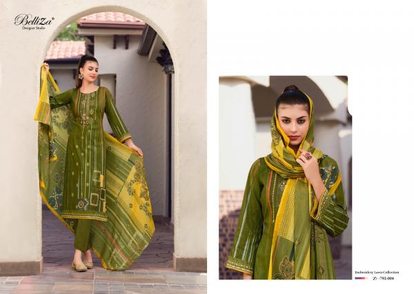 Belliza Shaheena Printed Designer Cotton Dress Material